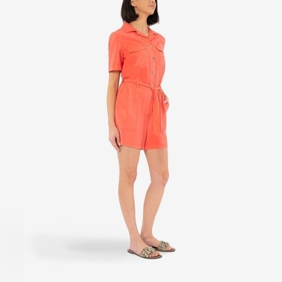 NWOT Kut From The Cloth Remi Tie Romper size Large - Picture 1 of 10